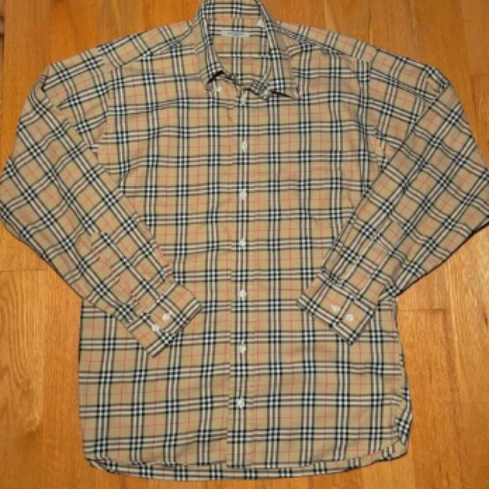 Burberry Somerton Full Print Button Shirt 🔥